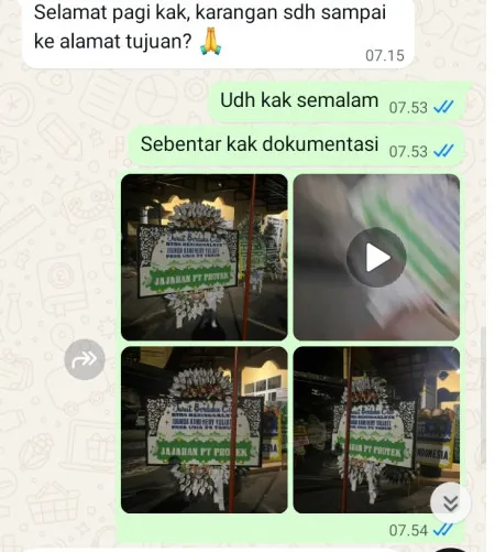 Pengiriman Papan Bunga Selamat Bintara Bekasi Barat