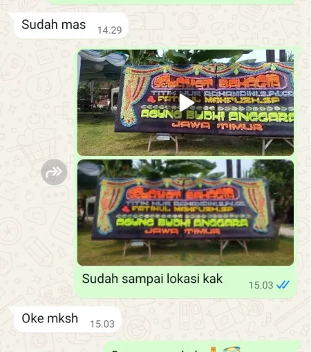 Pengiriman Papan Bunga Bintara Bekasi Barat