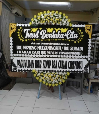 Papan Bunga di Bintara Bekasi Barat